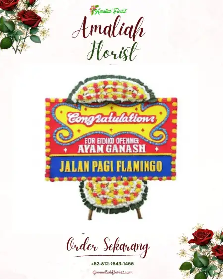 Sewa Papan Bunga Bancak